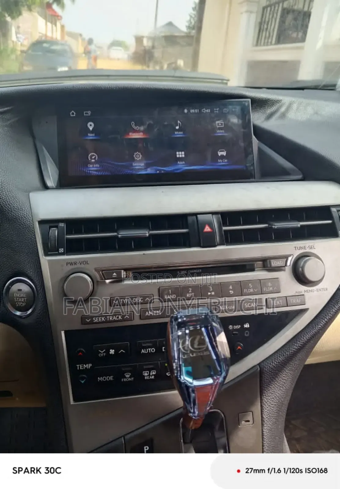 Lexus Rx350 2009_2014 Android Player+Reverse Camera
