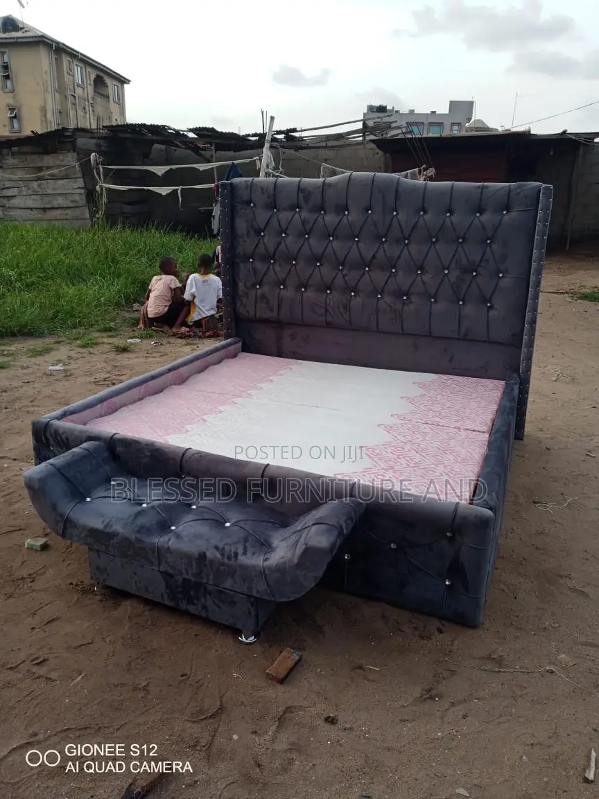 Luxury High Back Rest Bedframe 6 by 6