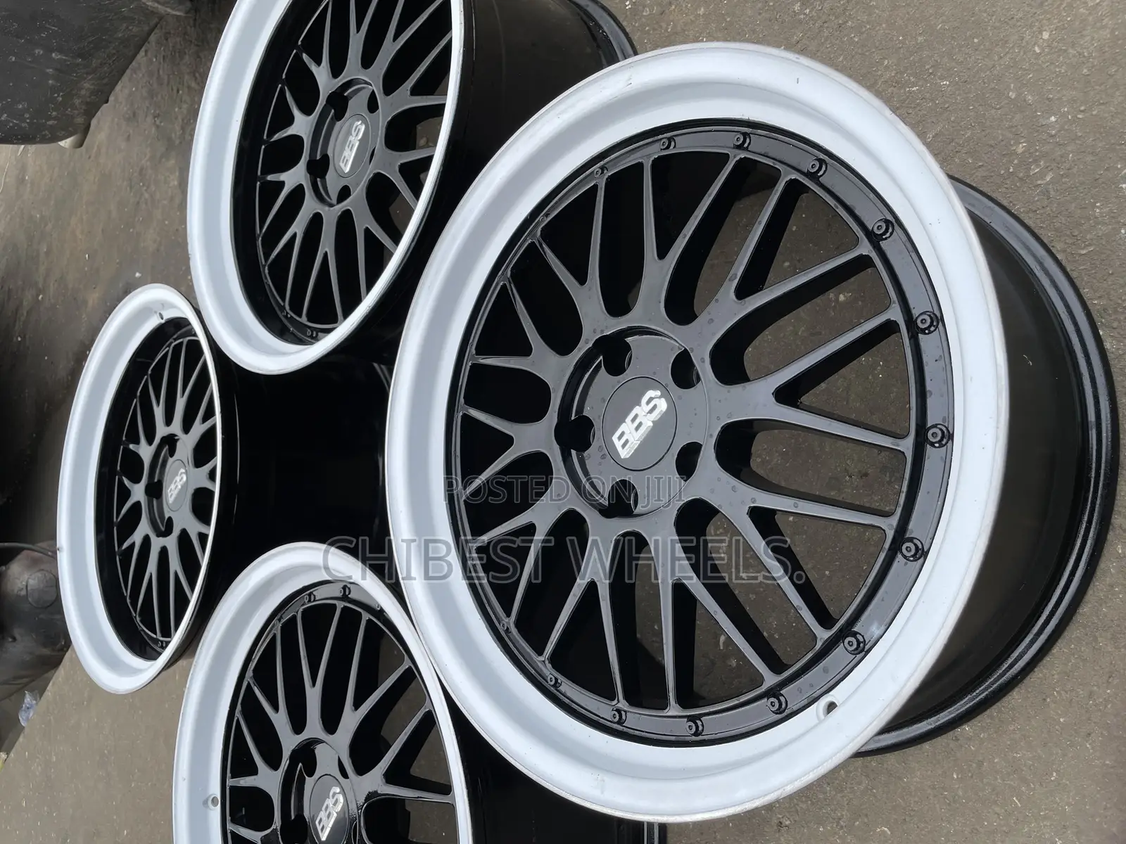 19 Rim Staggered, Bbs Long Lasting Racing Wheels Original