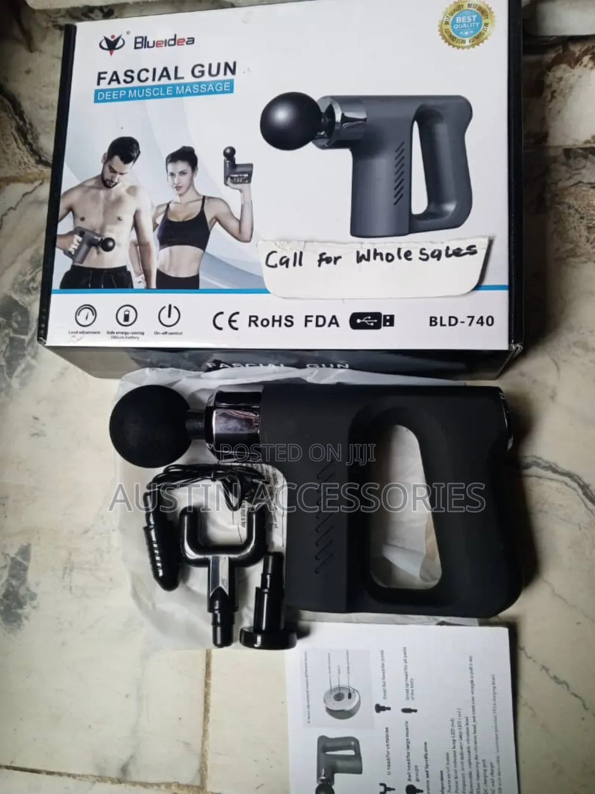 Blueidea Fascial Gundeep Muscle Massage Gun