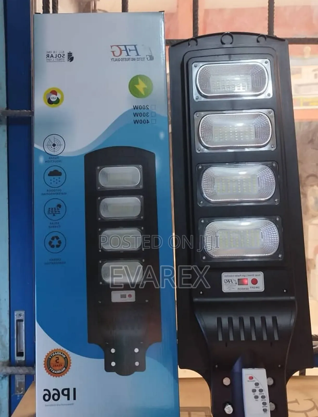 4 Eyes Solar Street Light