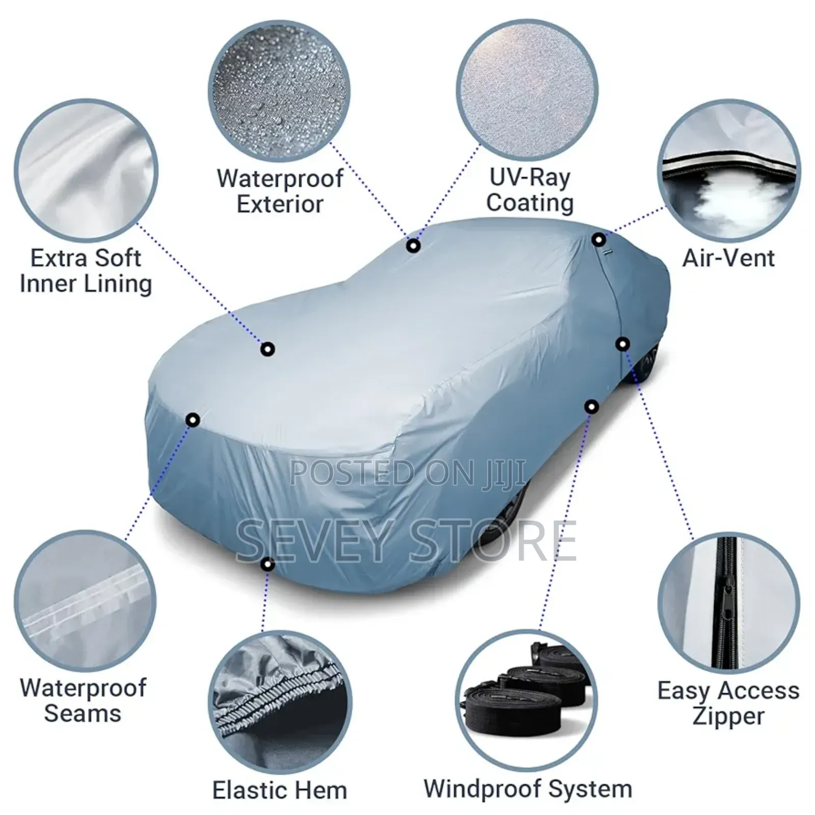 Car Cover for 2003-2006 Chevy SSR Heavy Duty Waterproof