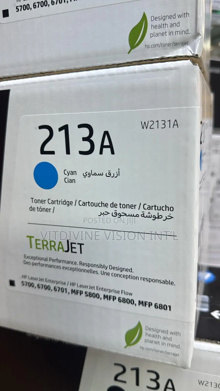 Hp 213a Toner Cartridge,Cyan,Yellow,Magenta