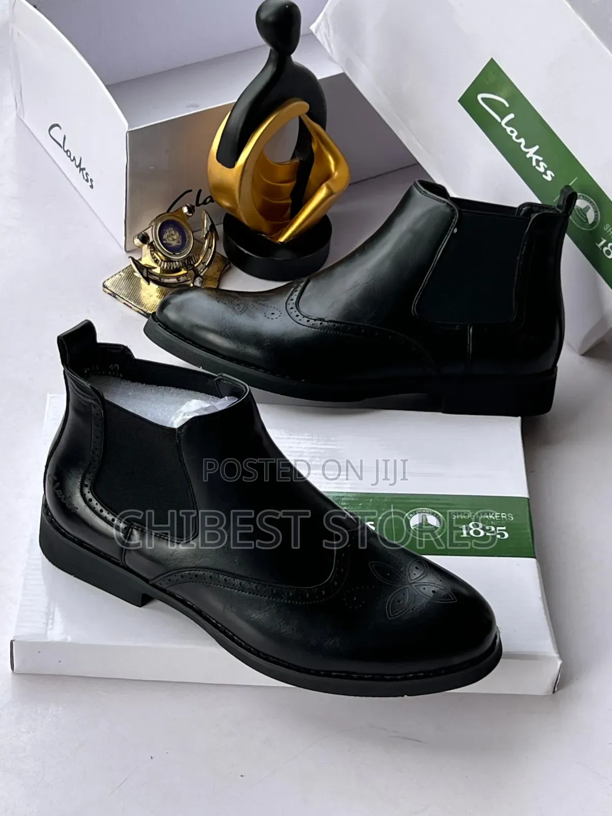Luxury Mens Clark Ankle Shoes