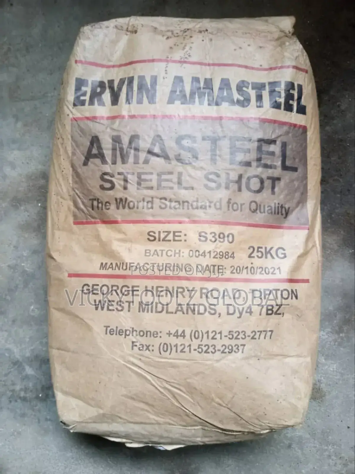 Ervin Amasteel Steel Shot S390 (25kg)