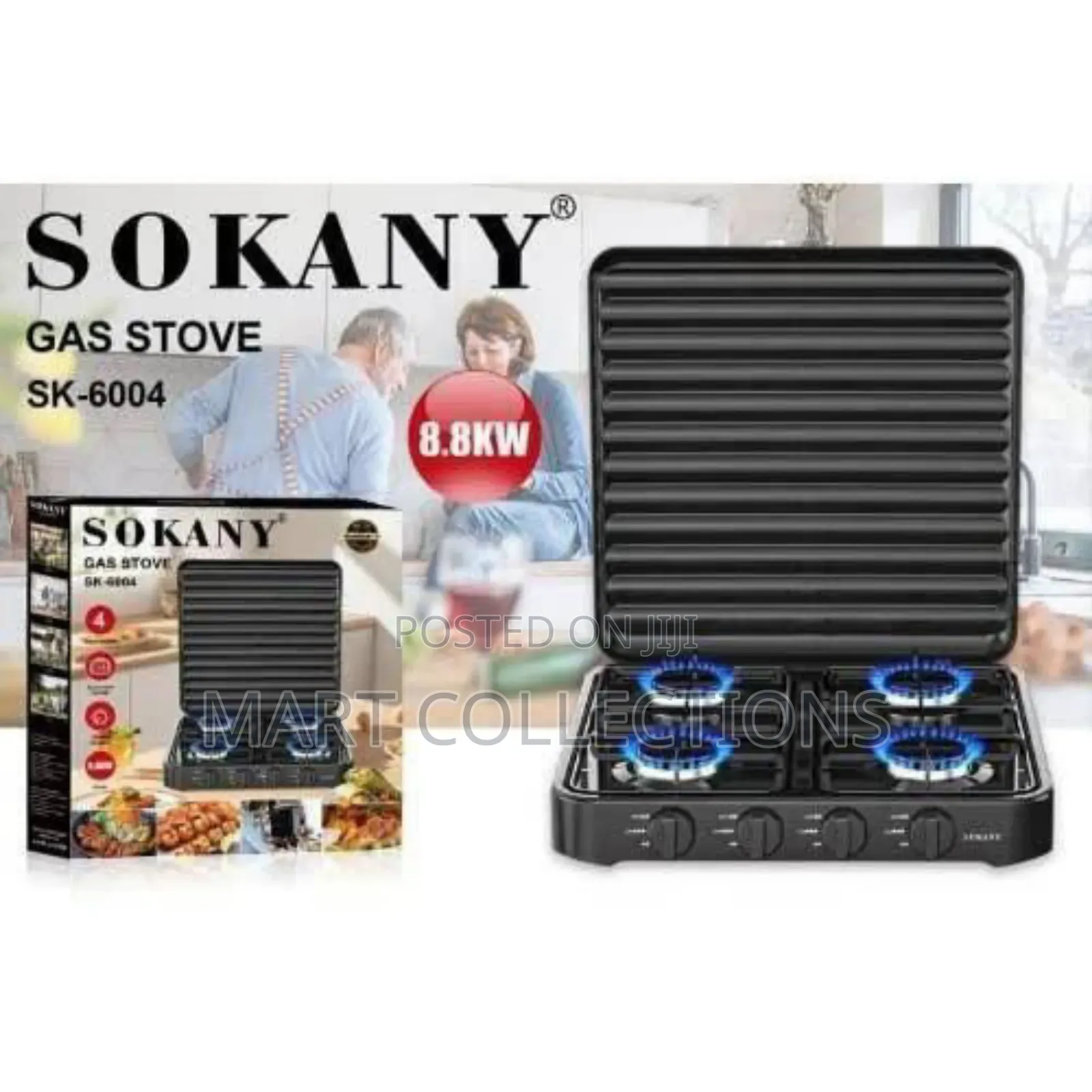 Sokany Four Face Gas Cooker Gas Burner
