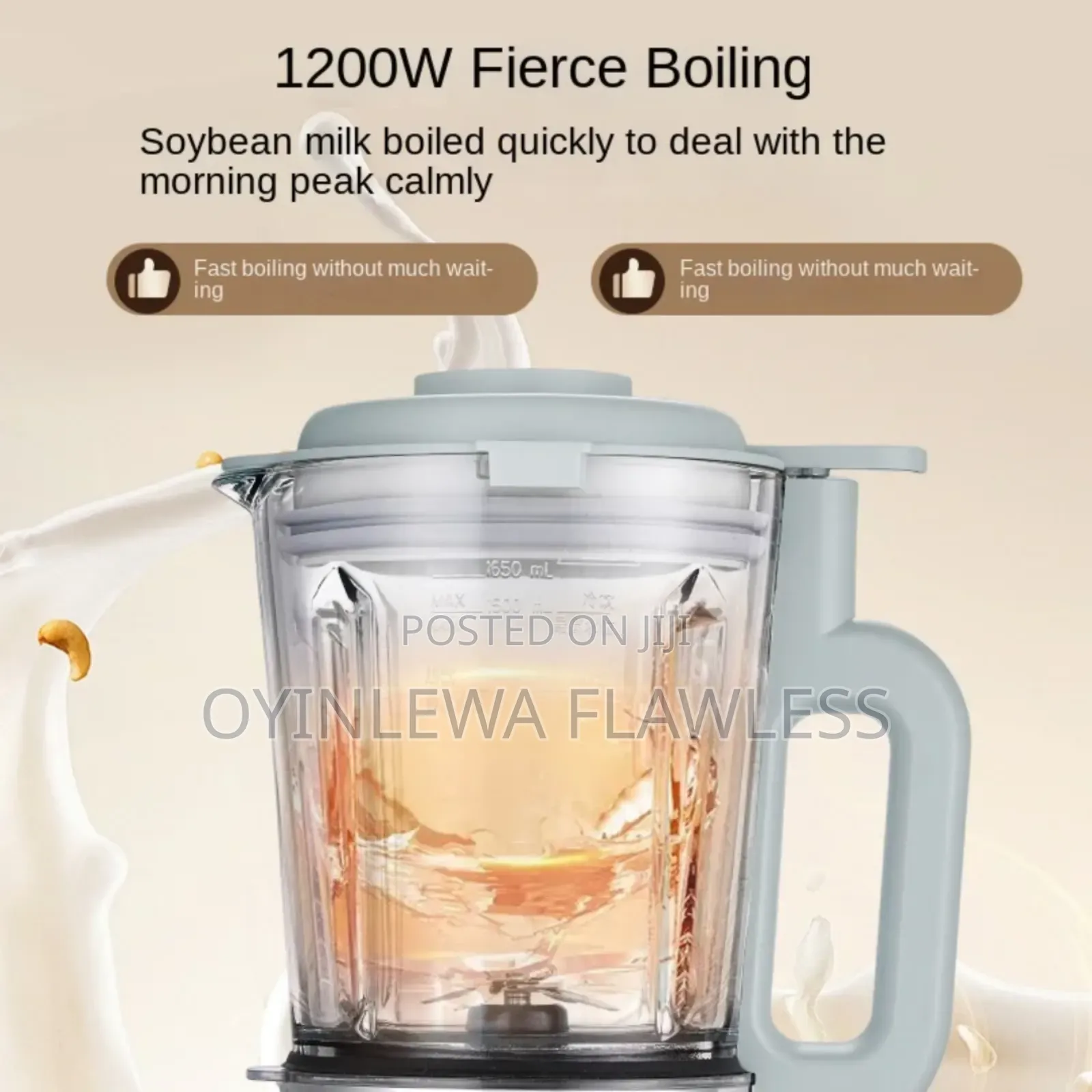 New Domeng Dmj1 Electric Touch Button Cooker Crusher Blender