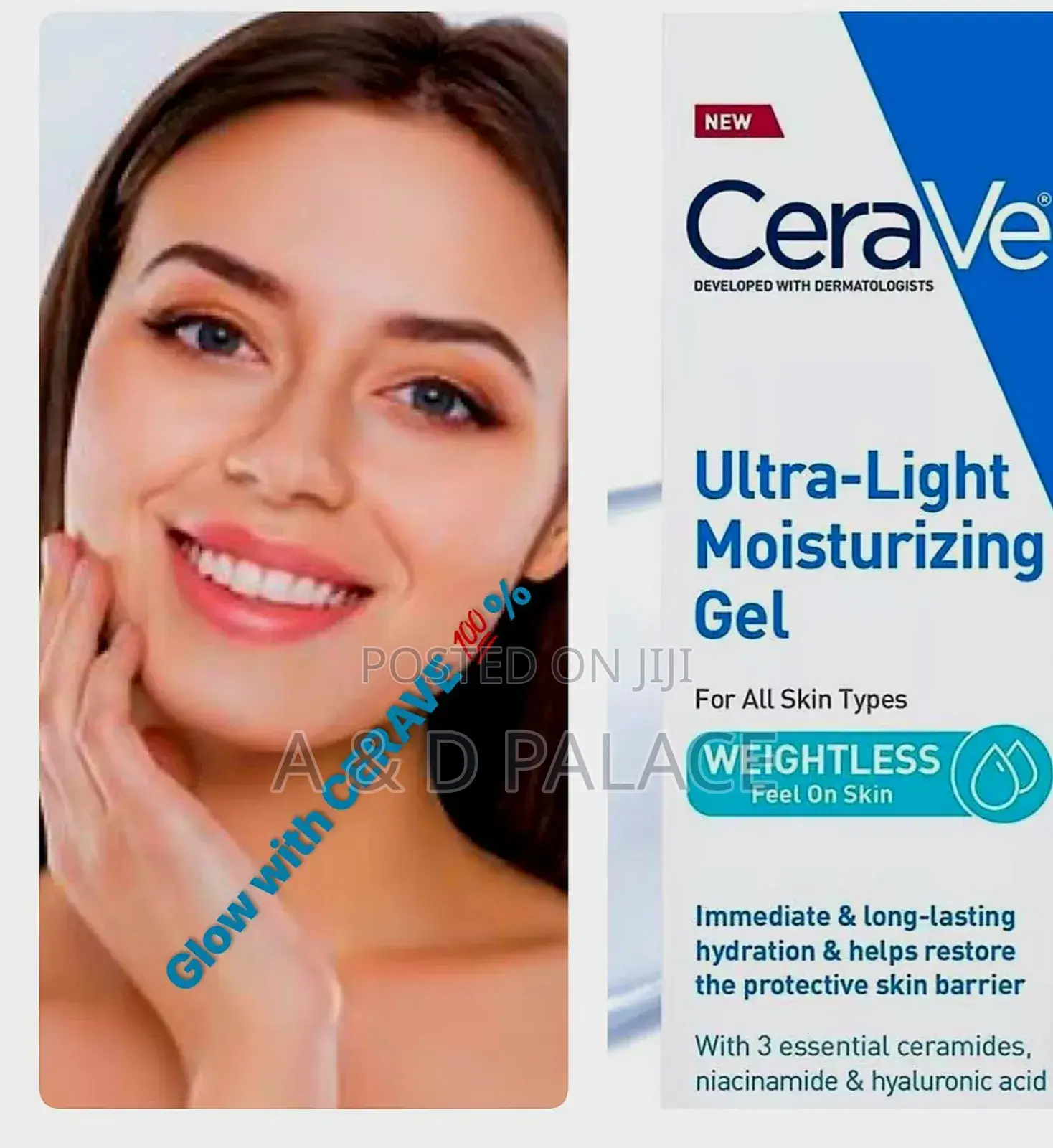 Cerave Ultra-Light Moisturizing Gel – Glow Effortlessly