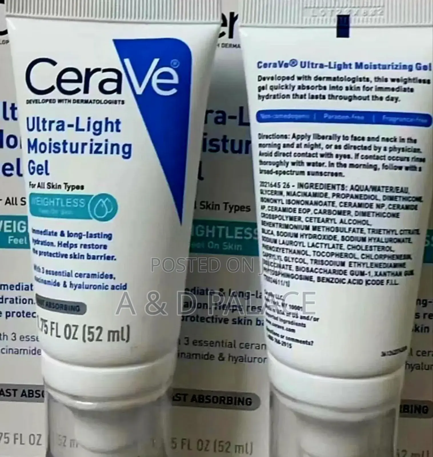 Cerave Ultra-Light Moisturizing Gel – Glow Effortlessly
