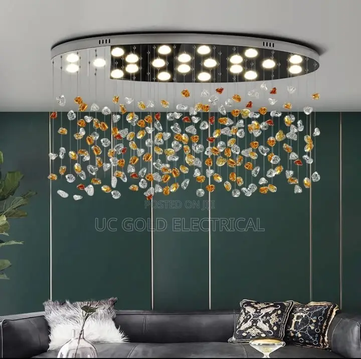 Modern Led Crystal Chandelier Restaurant Andkitchen Lighting