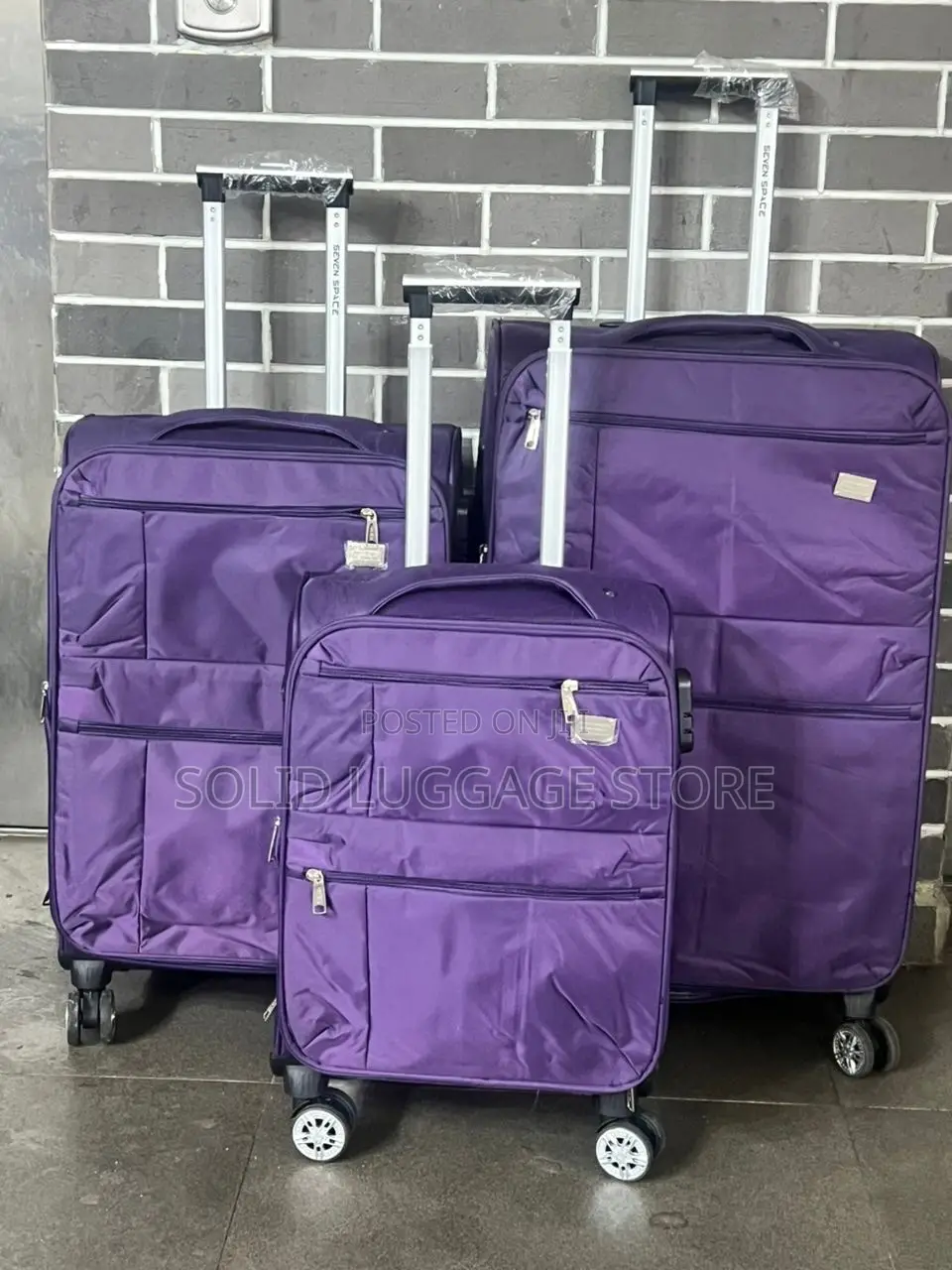 Seven Space Traveling Luggage Boxes