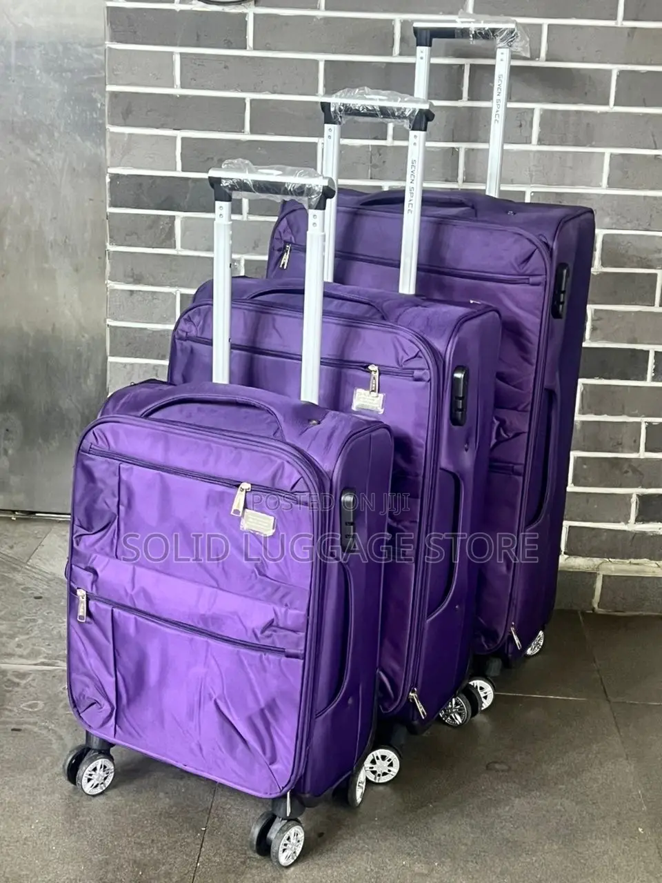 Seven Space Traveling Luggage Boxes