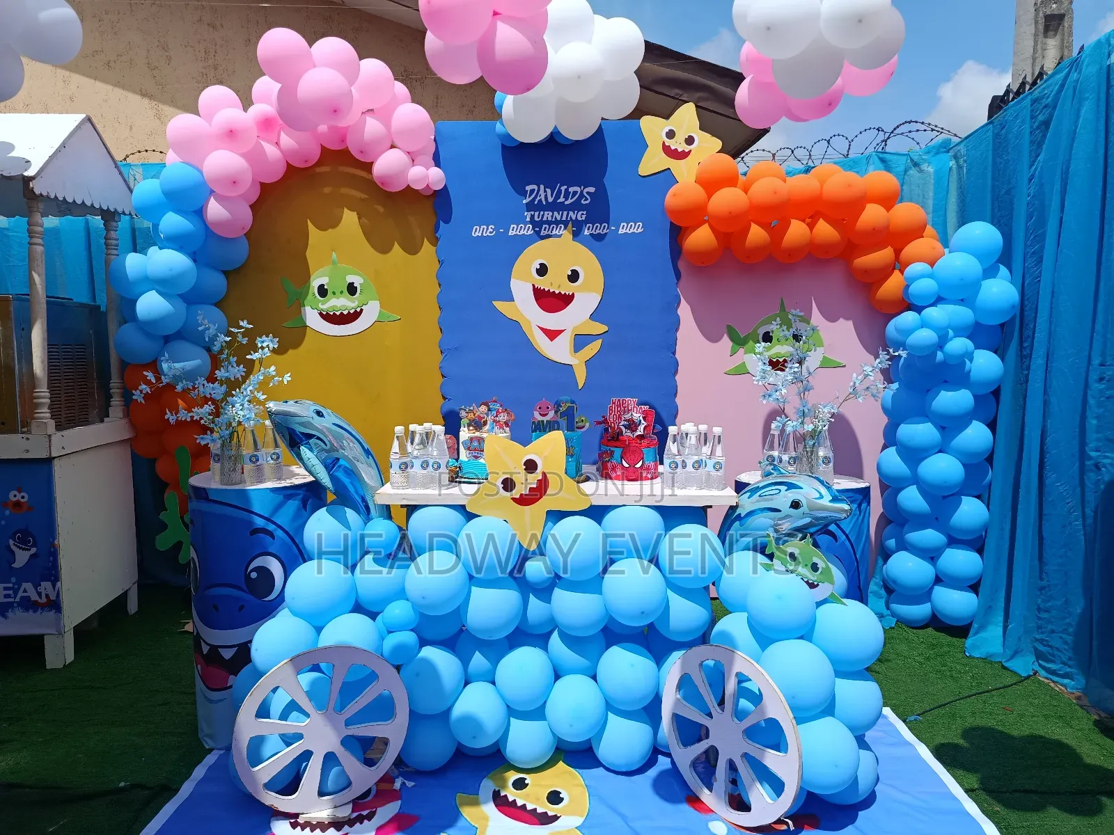 Baby Shark Birthday Theme for 1st Year Birthday Celebration