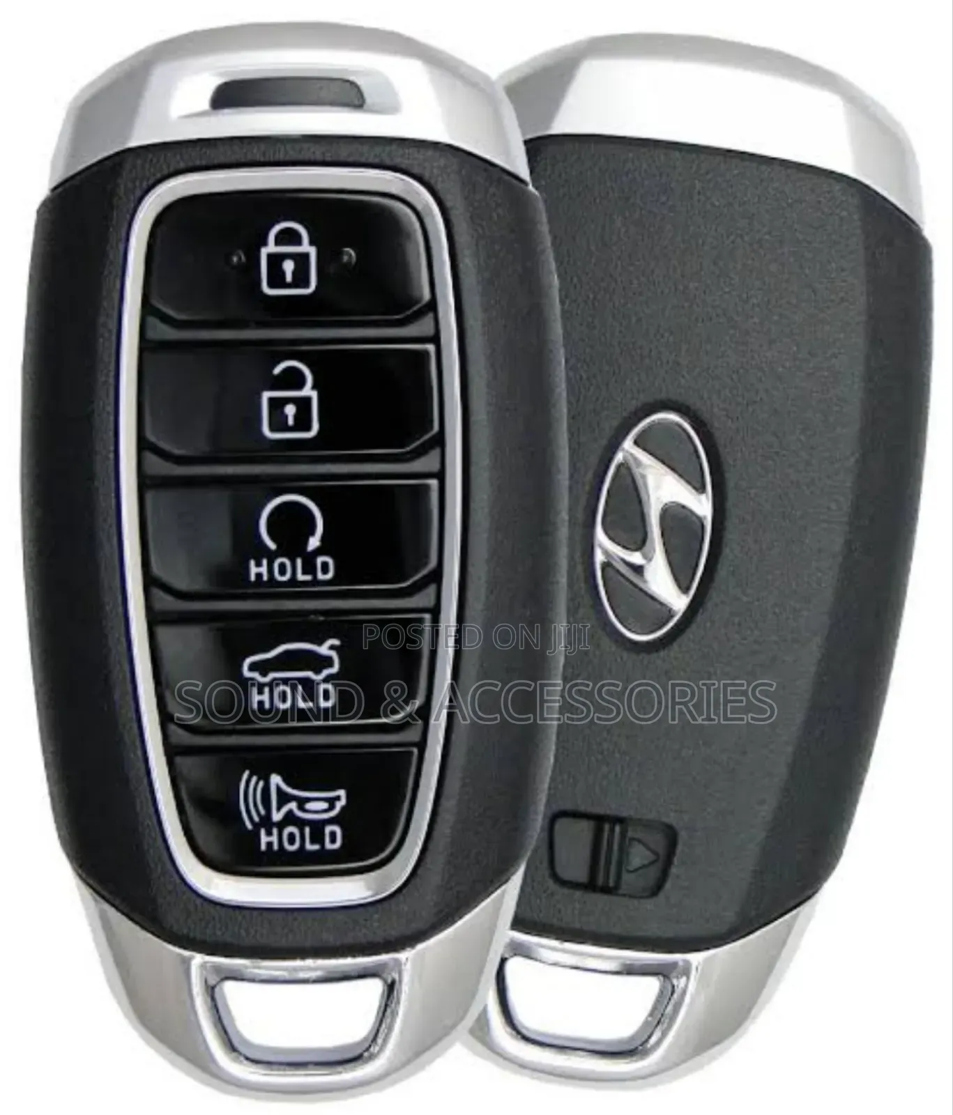 Hyundai Elantra 21-23 5 Butns Metallic Silicone Car Keycover