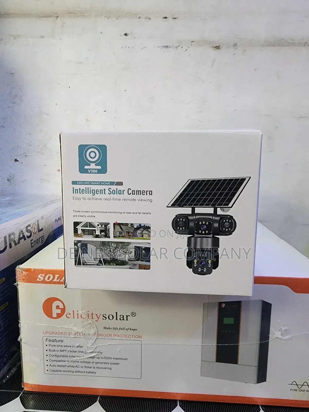 3lens Ptz 4g Solar Cctv Alert Camera Outdoor 360°