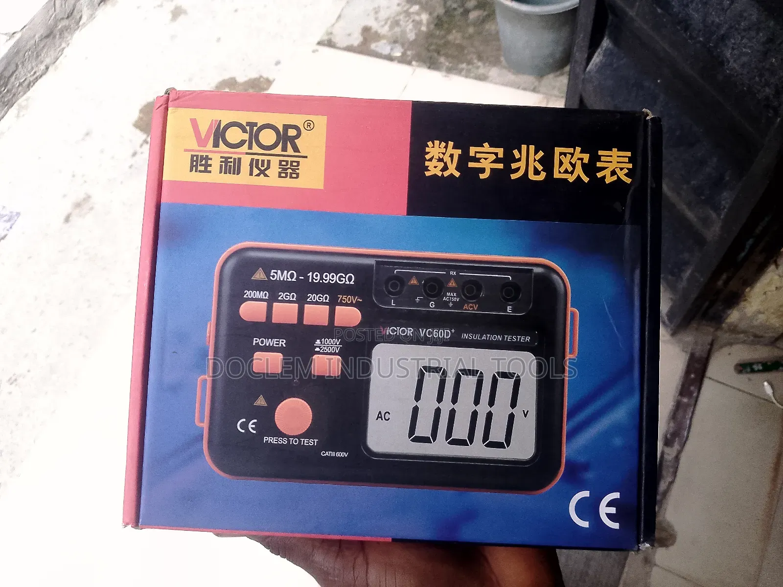 1000v Victor Insulation Tester