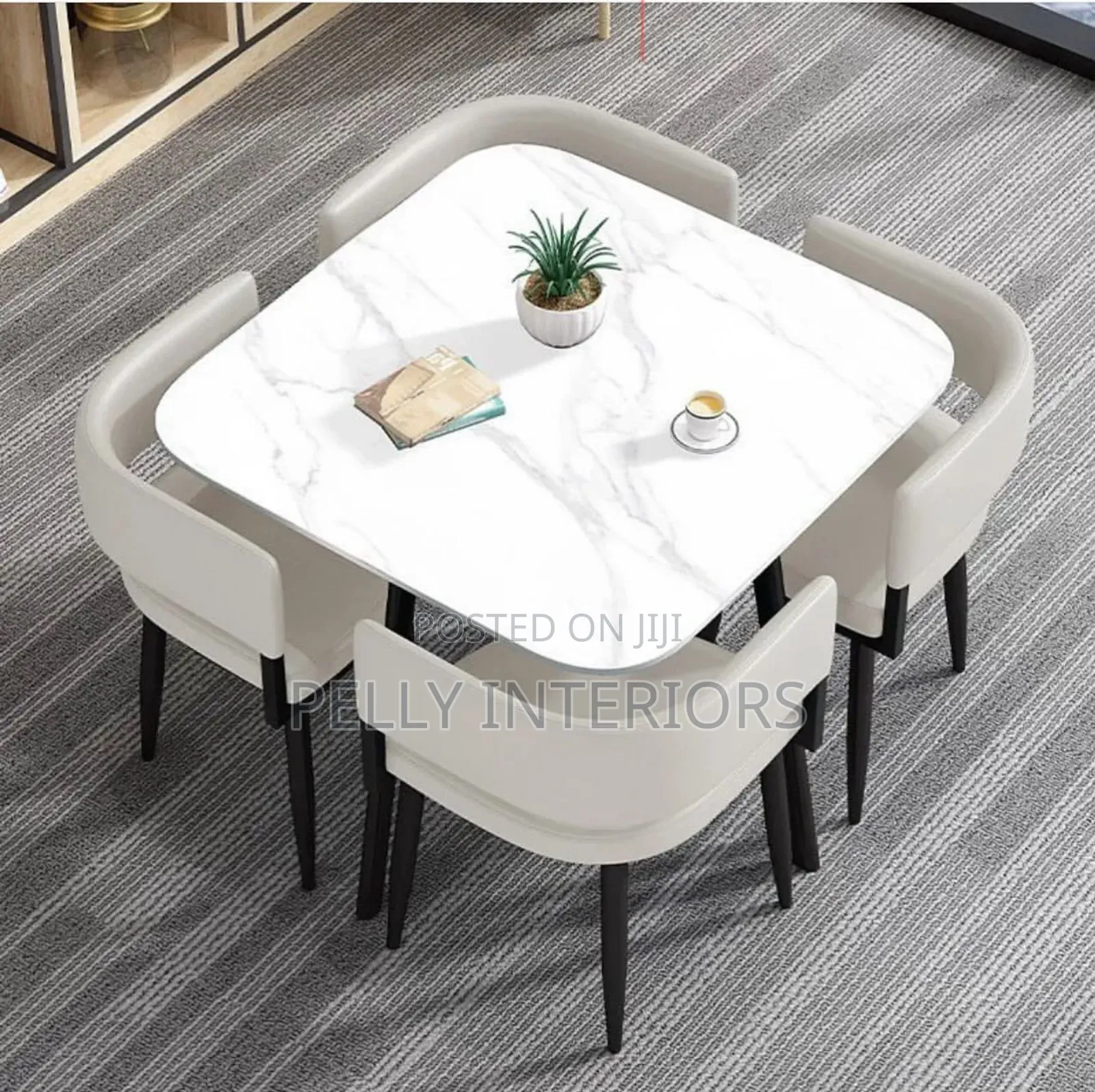 Pelly Restaurant/Dinning Set With 4 Chairs