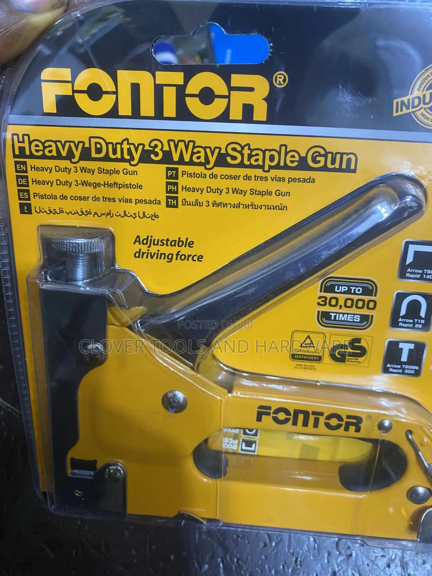 Fontor Heavy Duty 3 in 1 Staple Gun