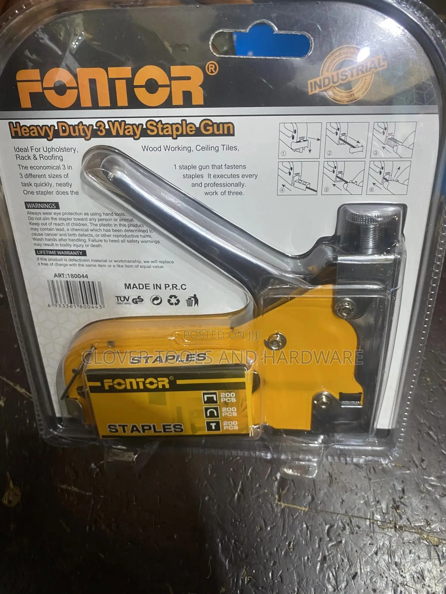 Fontor Heavy Duty 3 in 1 Staple Gun