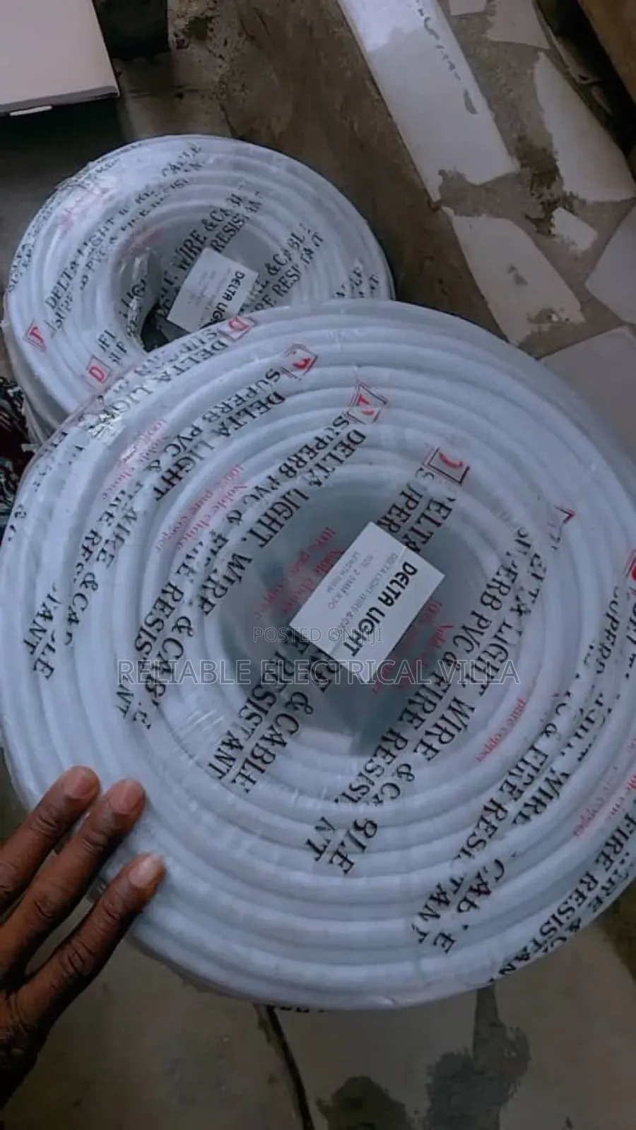 2.5mmx3core Flexible Wire(White)