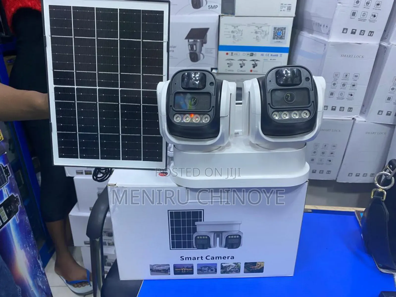 4g Dual Lens V380 Solar Camera