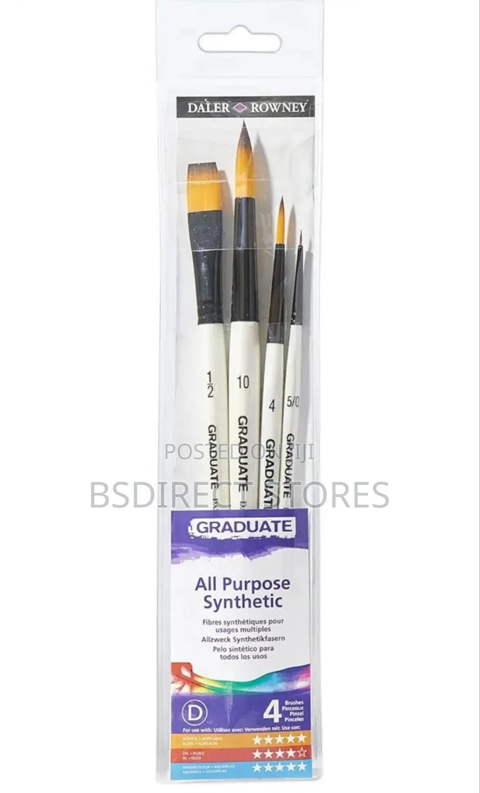 Daler- Rowney Graduate All Purpose Bright And Round Brushes