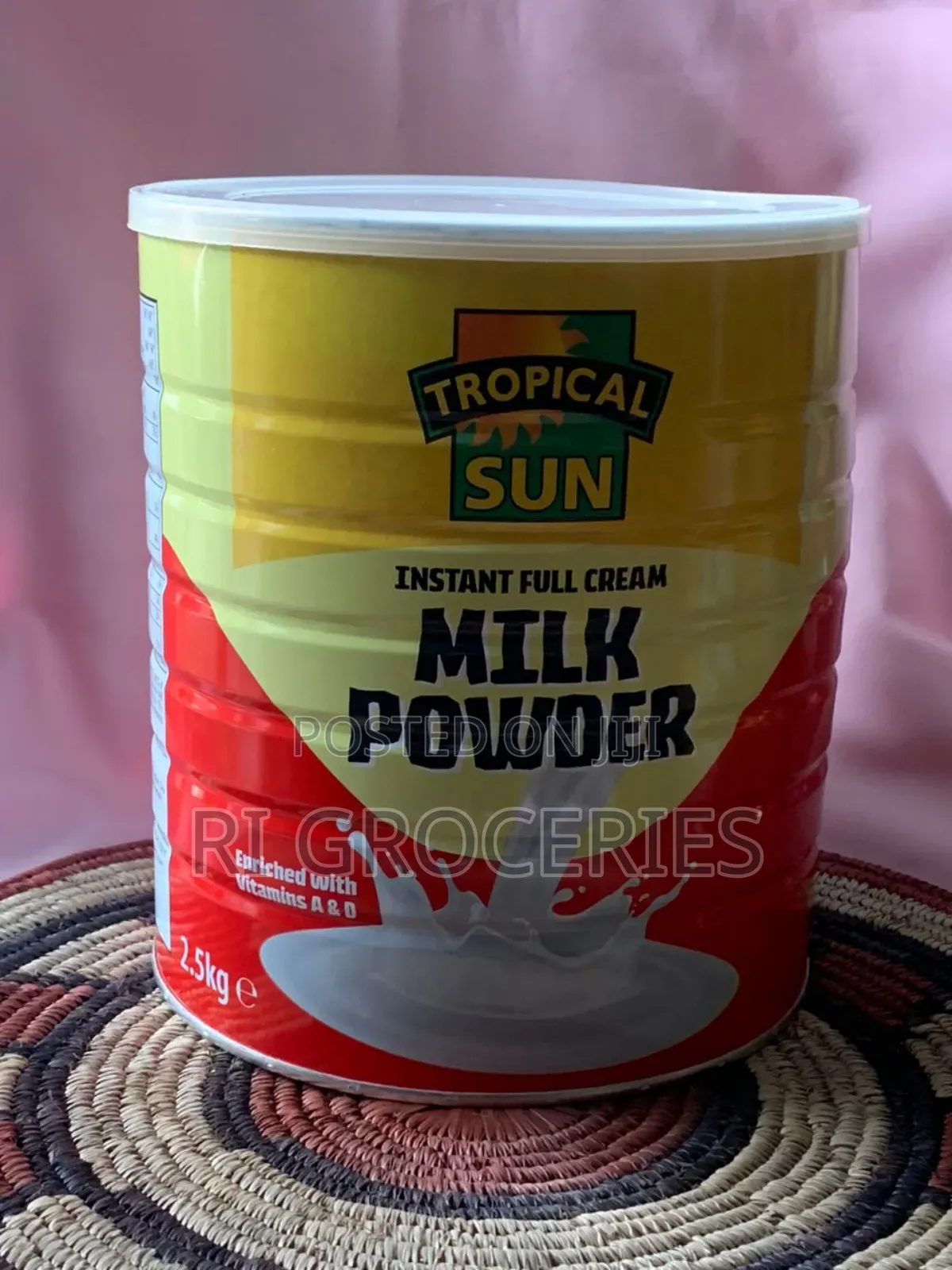Tropical Sun Full Cream Powder 2.5kg