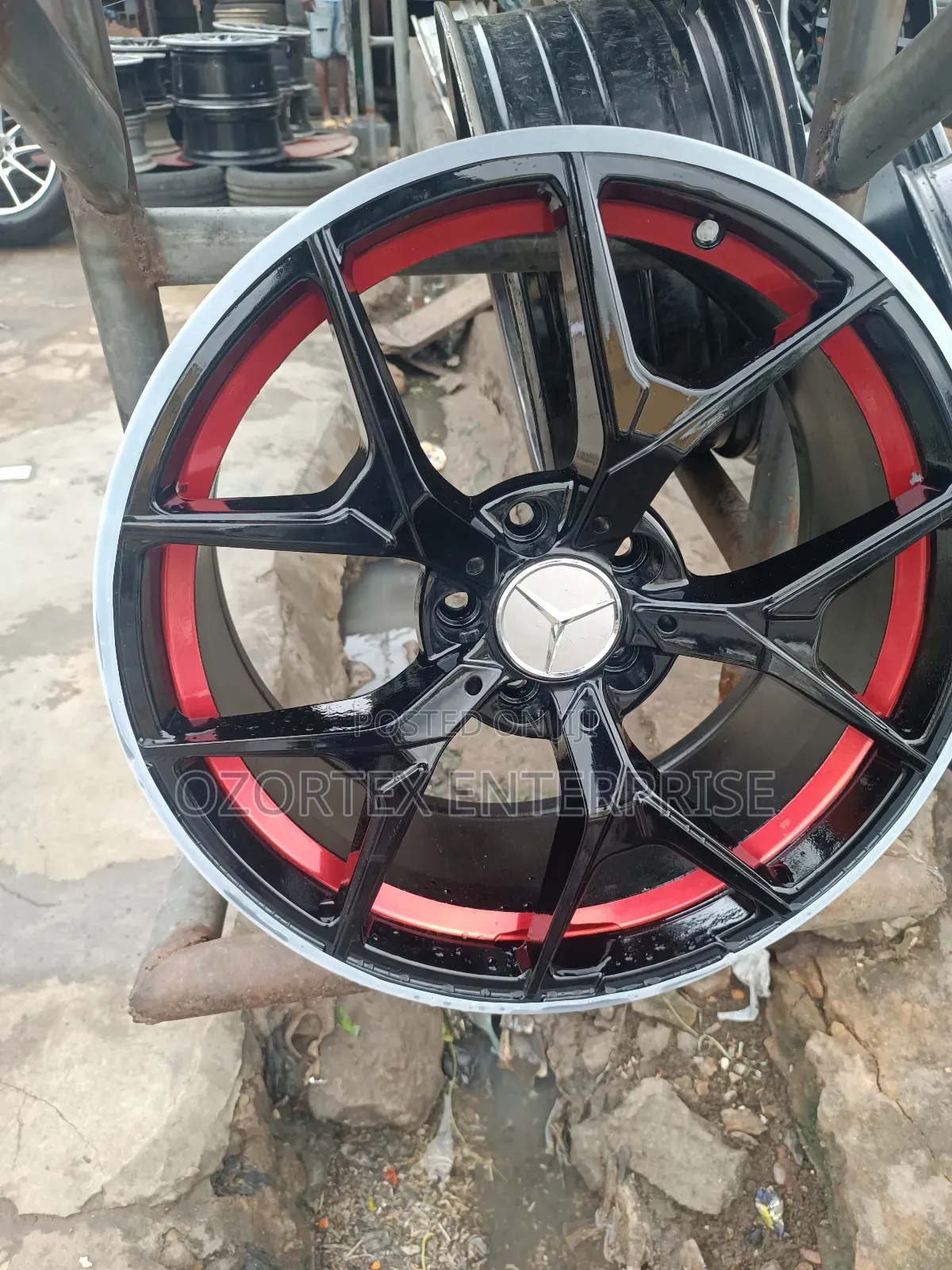 18inches Rim For Mercedes Benz Red And Black