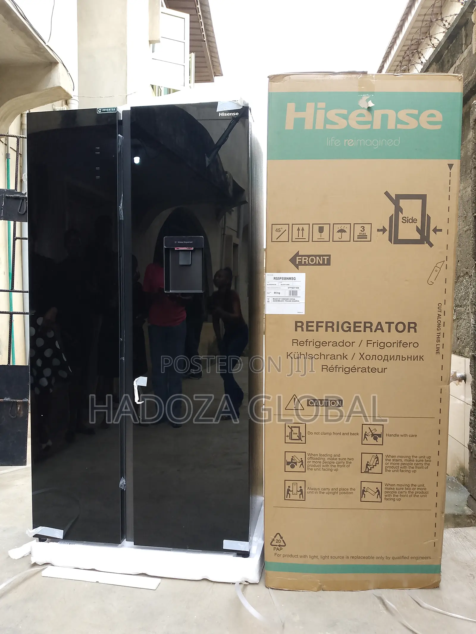 Low Sound Fridge - 529l Hisense Refrigerator Dual Door Unit