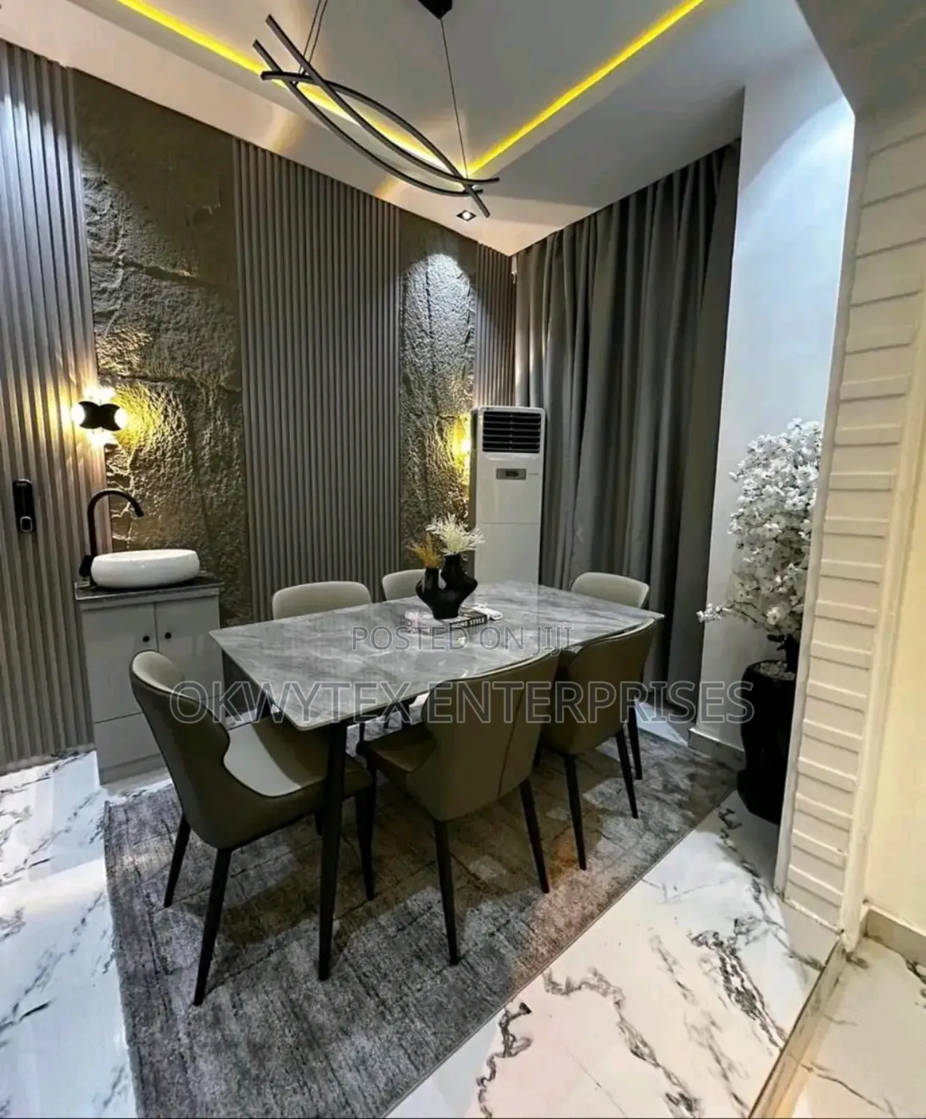 Quality Marble Top Dinning Set