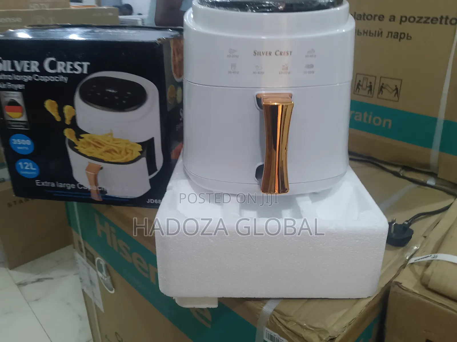 Silver Crest 8l Air Fryer With Smart Control - Jd689b