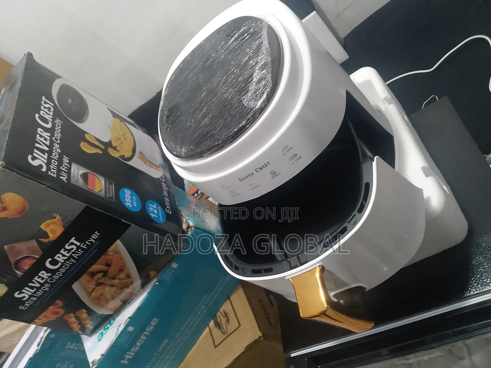 High Power Air Fryer - 8l Xxl Capacity - Silver Crest Jd689b