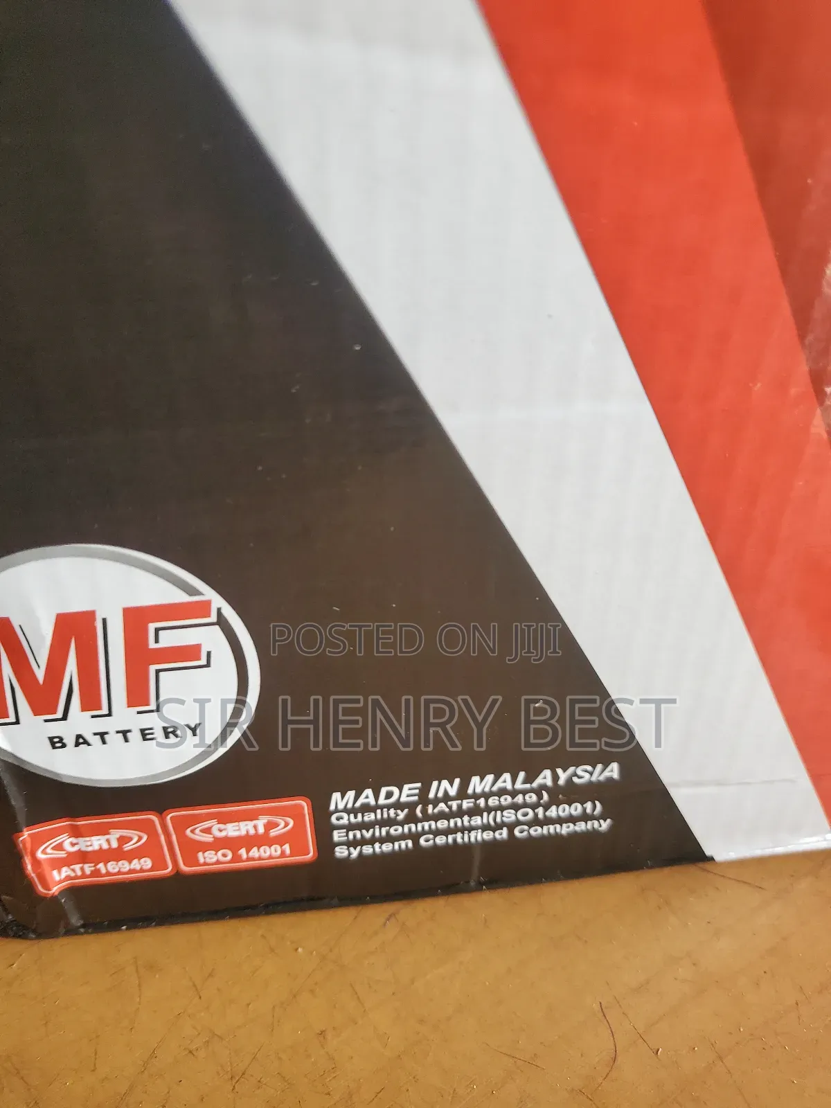 75 Arms Battery. Made In Malaysia.