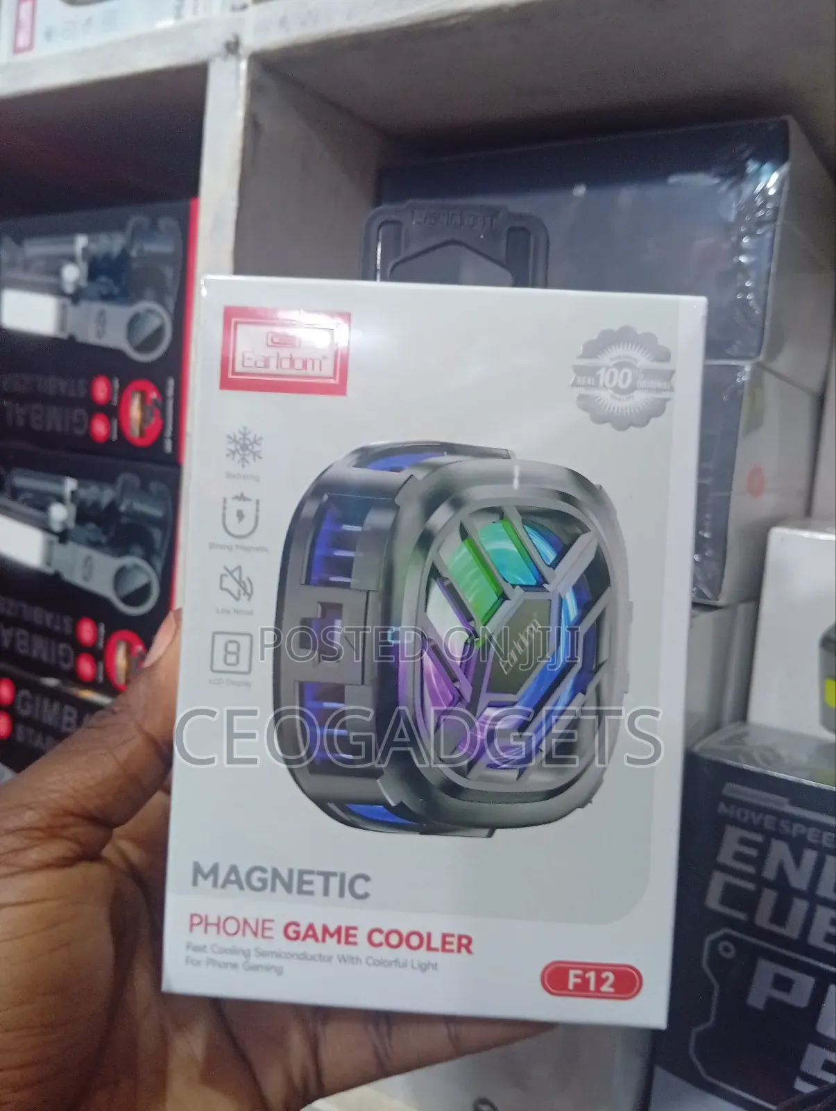 Earldom Magnetic Phone Game Cooler, Model F12.