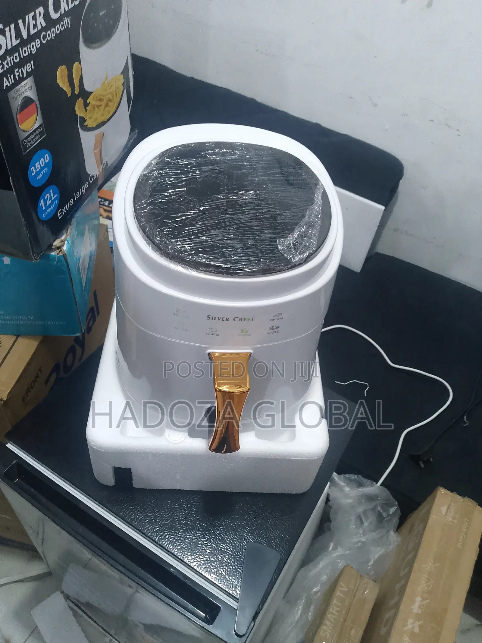3-in-1 8l Air Fryer With Led Control - Silver Crest - Jd689b