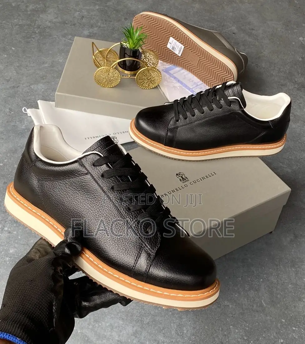 Original Brunello Cucinelli Casual Leather Sneakers