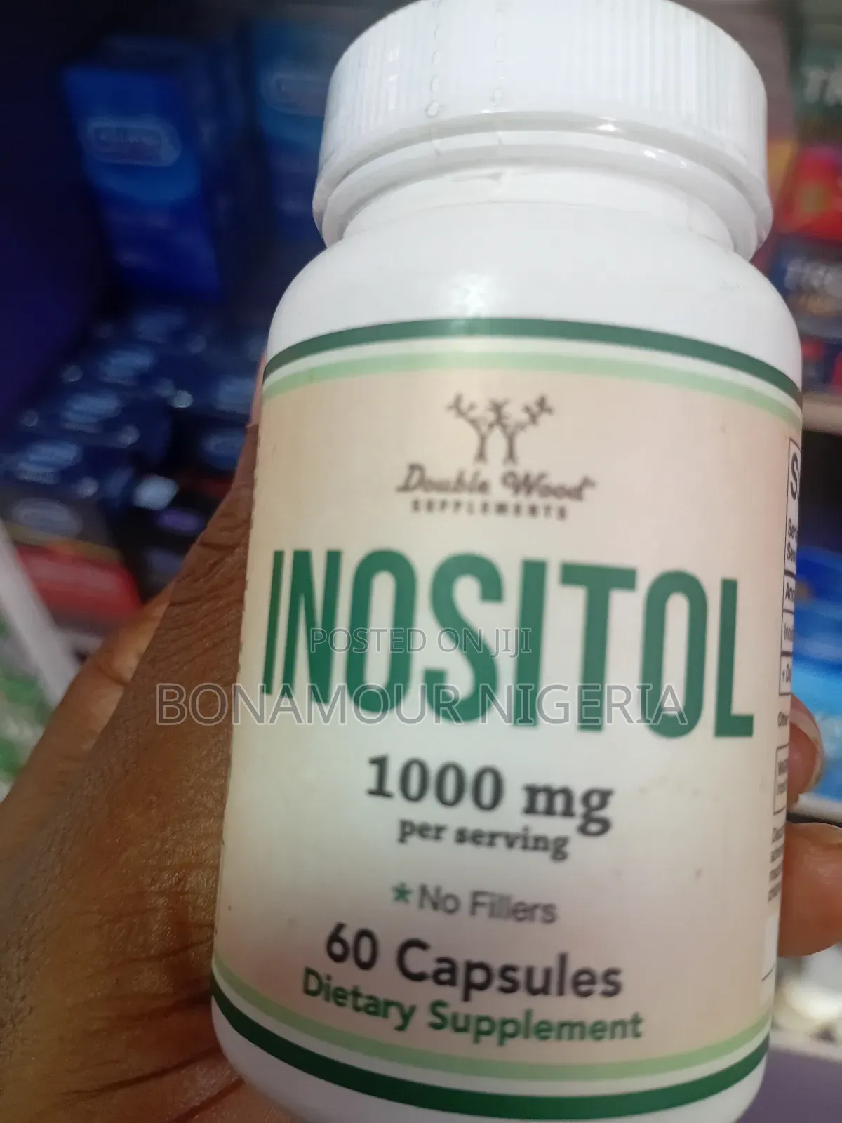 Double Wood Inositol 1000mg X60 Caps