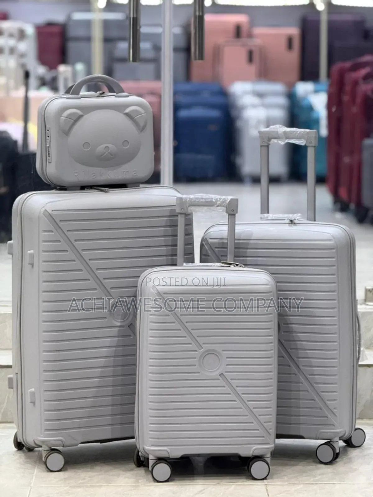 Unbreakable Rubber Luggage Set Of 4