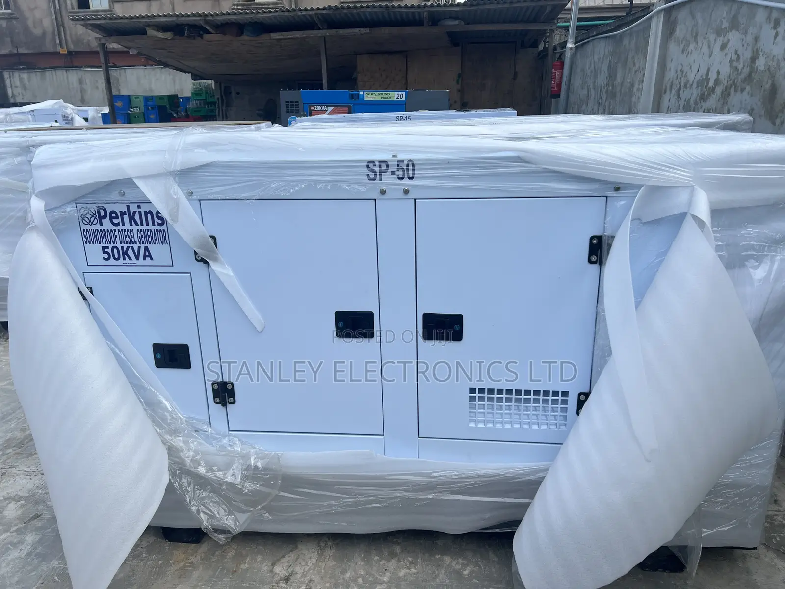 Brand New 50kva Perkins Soundproof Generator Diesel 100% Cp