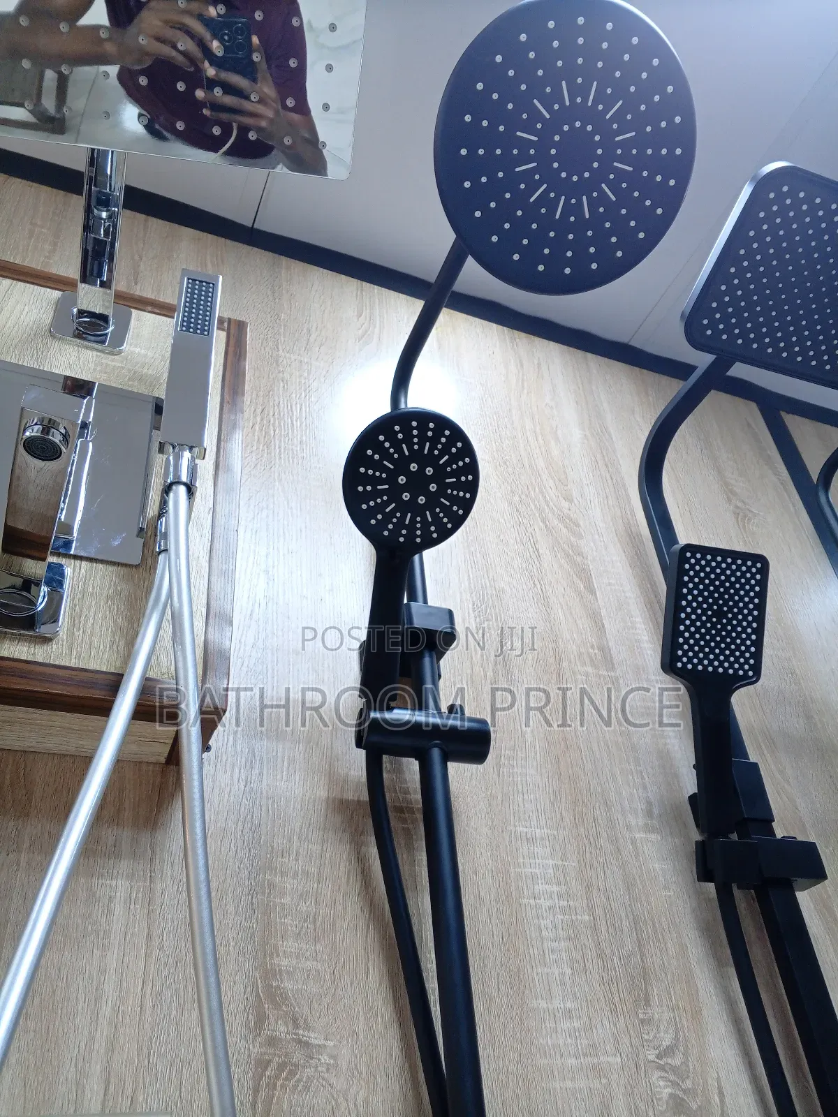 Black Wall Mount Shower Mixer
