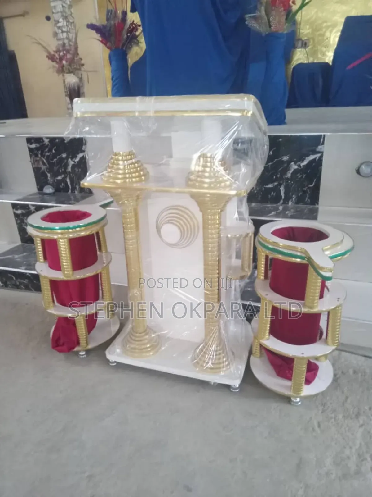 New Model Exotic Pulpit With Offering Box