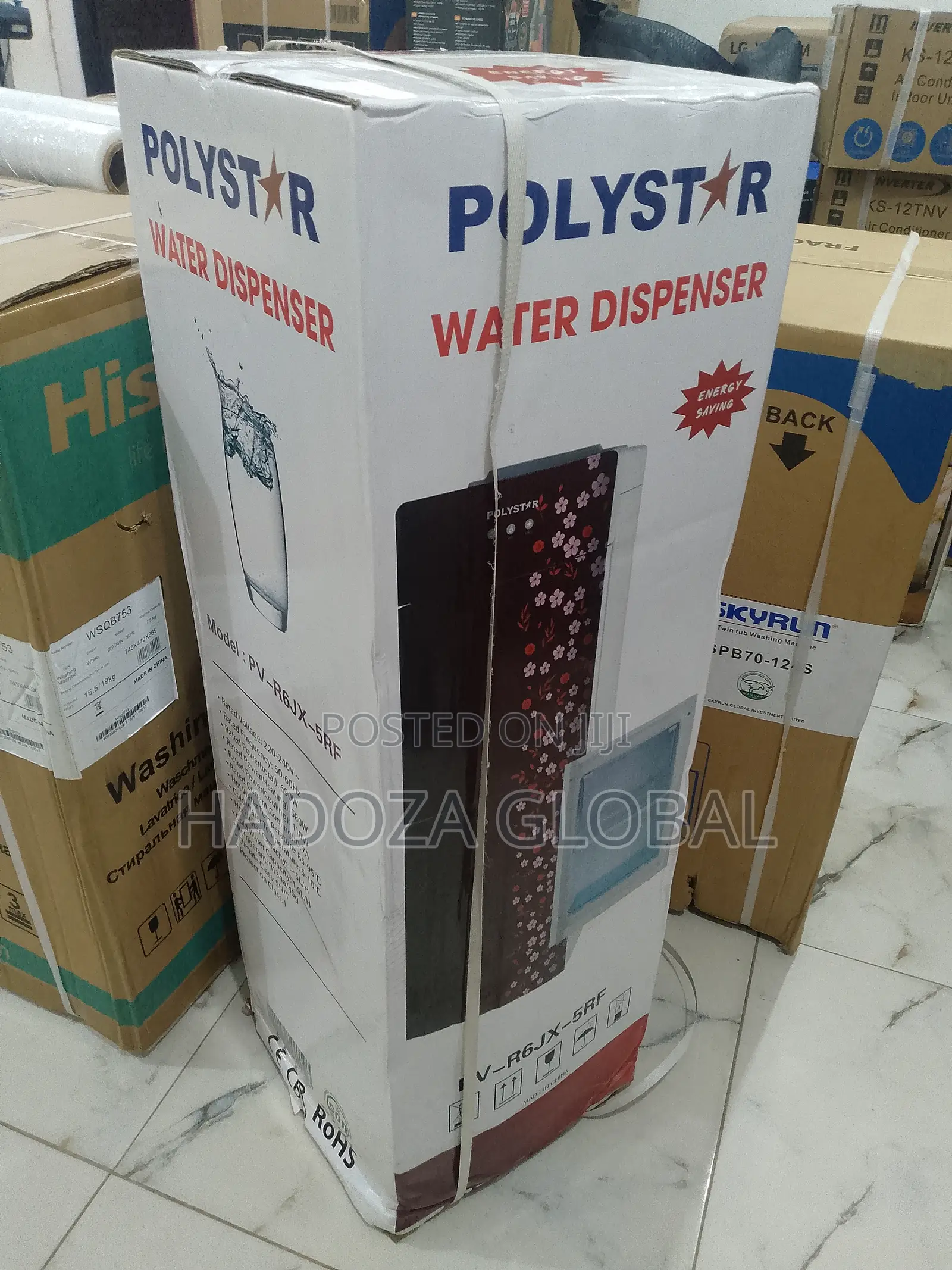 Double Door Polystar Water Dispenser With Fridge Pv-r6jx-5rf