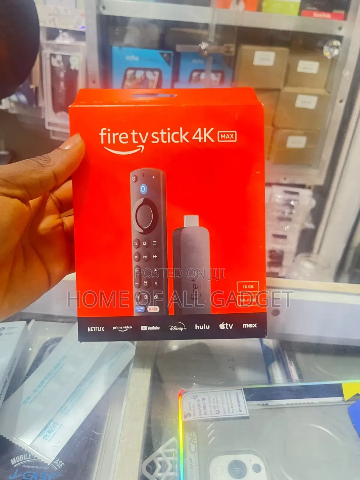 Amazon Fire Tv Stick Max, a Streaming Media Player.