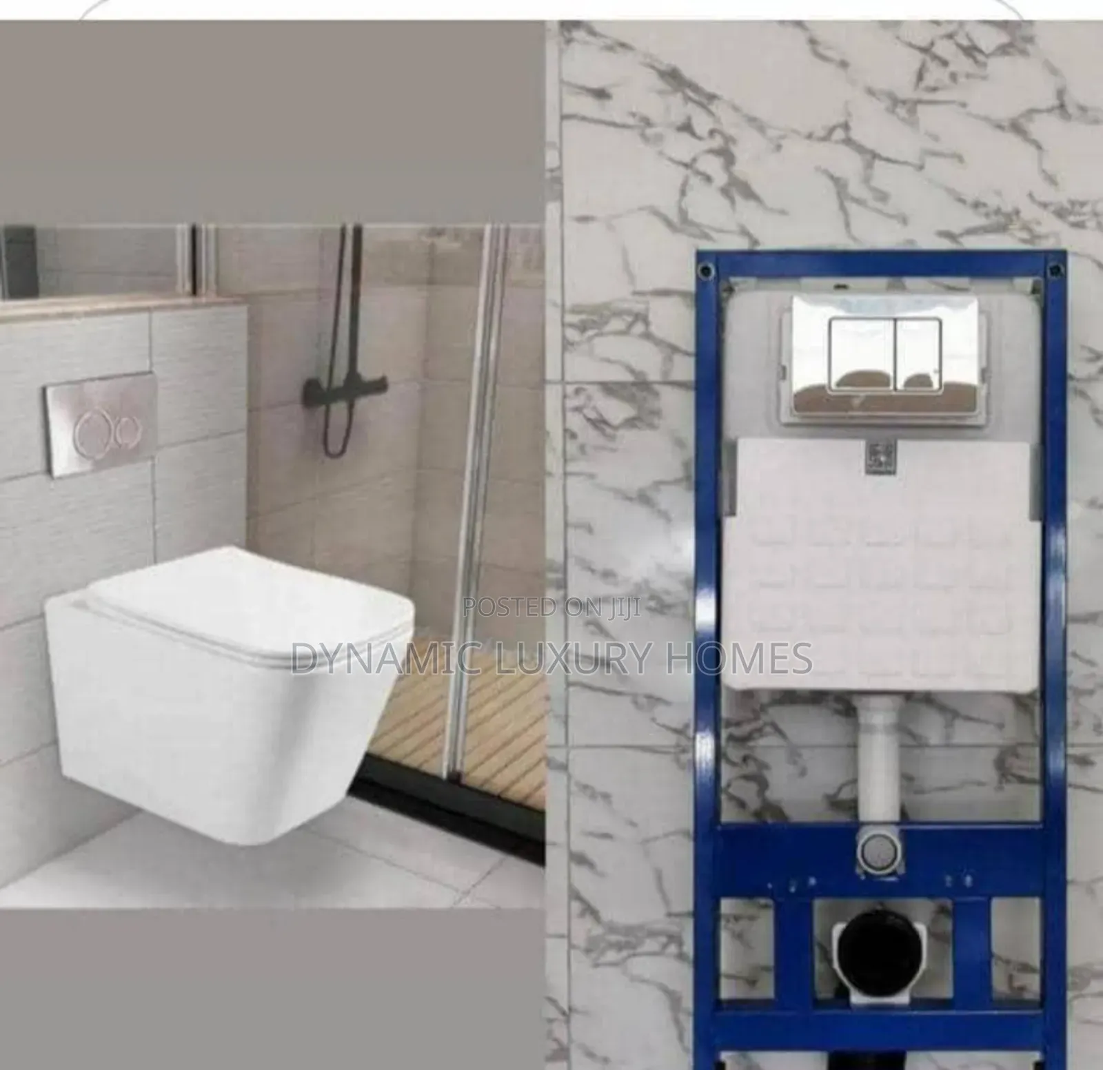 England Wall Hung Wc With Conceal Tank, Dual Flush