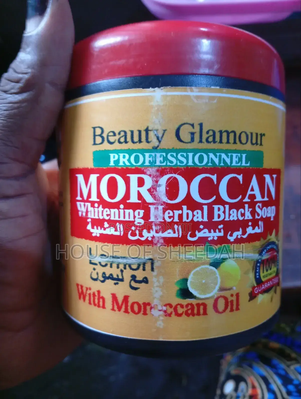 Beauty Glamour Professionnel Moroccan Whitening Herbal Soap