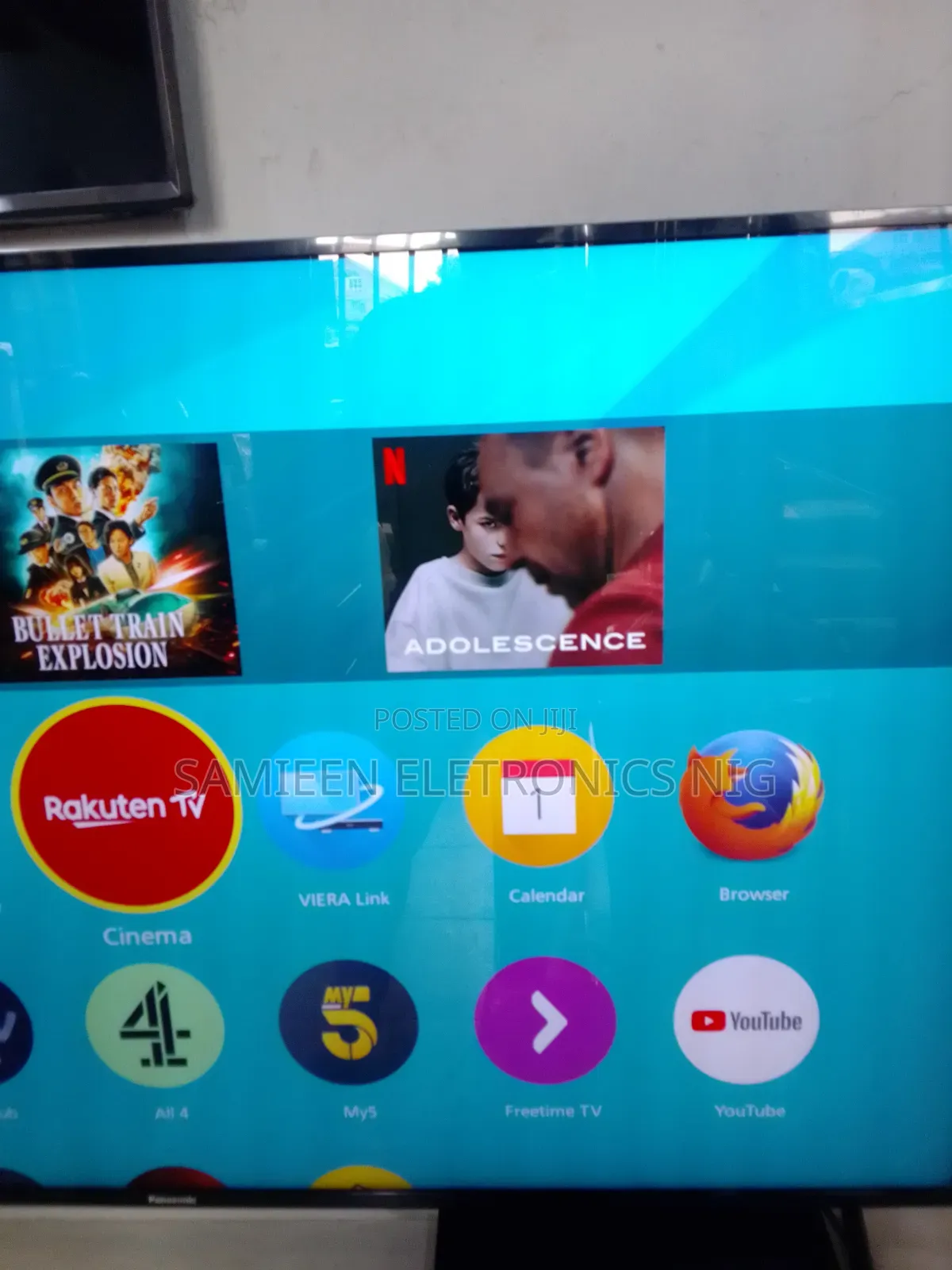 Newly Arrived 60inch Panasonic Smart Vieira Smart Tv, Uk