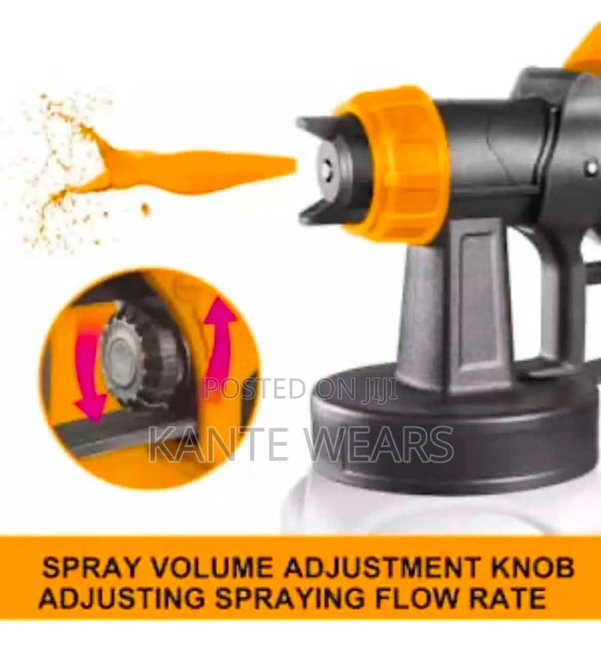 Ingco Cordless Paint Spray Gun With Battery and Charger- 20v