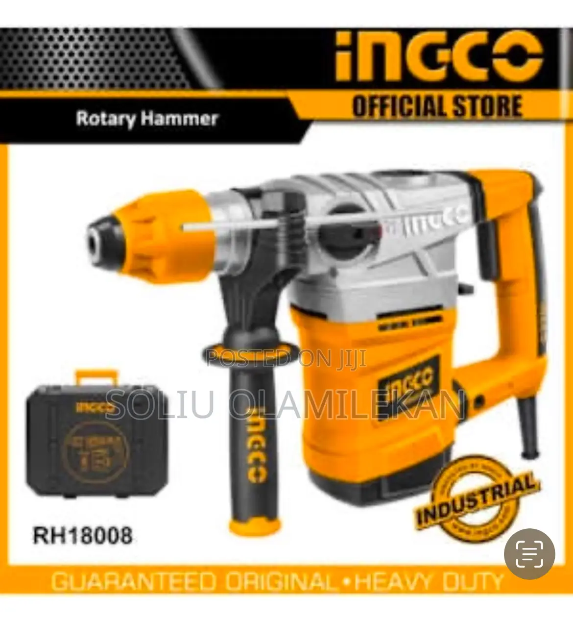 Ingco Rh18008 Rotary Hammer With SDS Plus Chuck System 1800w