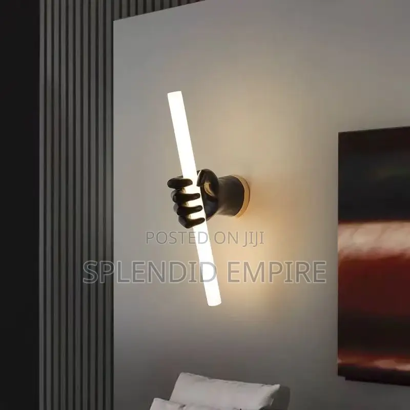 Sculptured Hand Wall Light