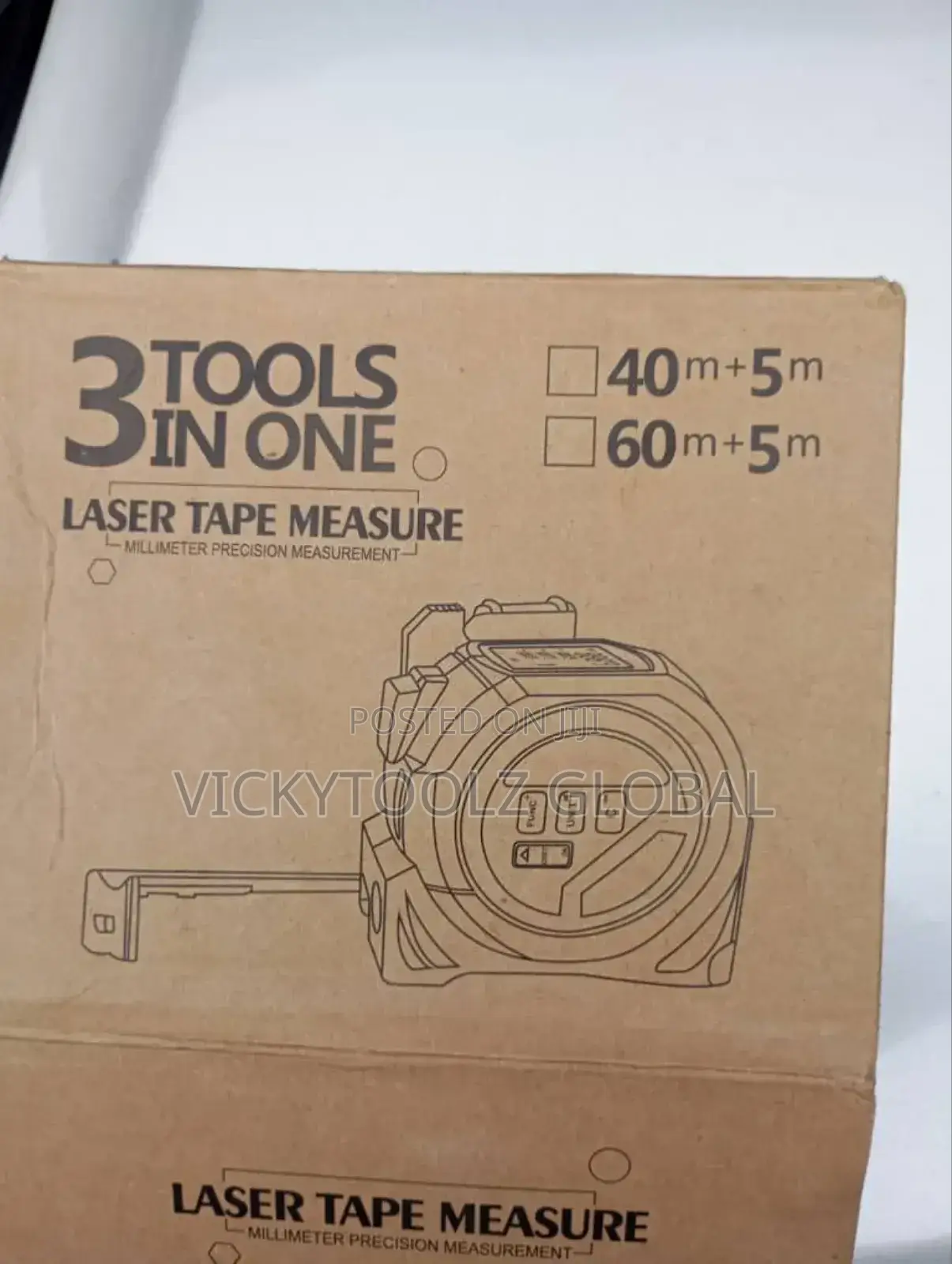 Digital Laser Measuring Tape 3 in 1